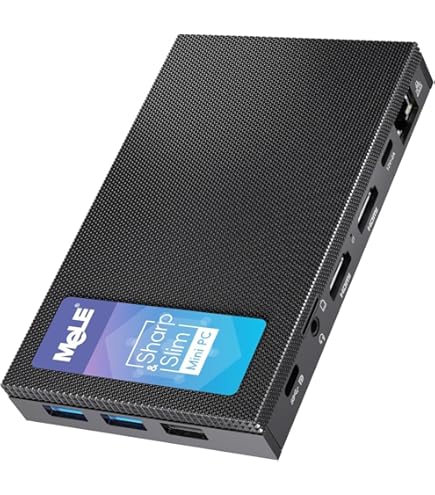 MeLE PCG02 Fanless Mini PC Stick Windows 11 Pro Celeron J4125 8G